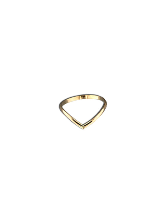 Gold Chevron Ring – Danaë